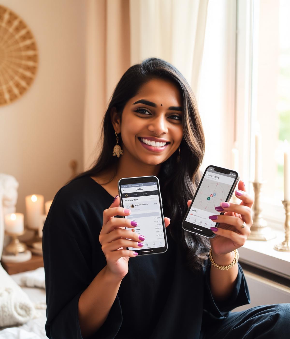 A ShubhCrystals partner using her Partner Hub dashboard